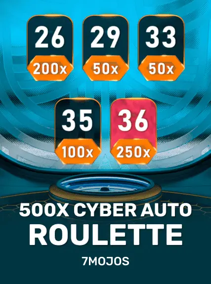 500x Cyber Auto Roulette game tile