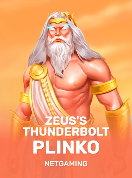 Zeus's Thunderbolt Plinko game tile