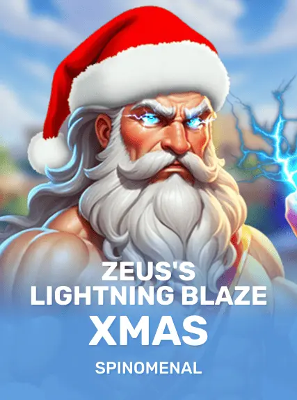 Zeus's Lightning Blaze - Xmas game tile