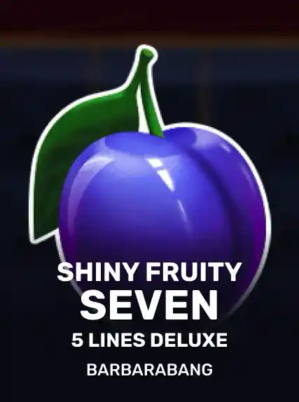 Shiny Fruity Seven 5 Lines Deluxe game tile