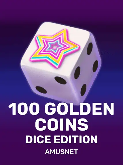 100 Golden Coins Dice Edition game tile