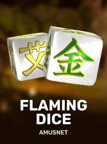 Flaming Dice game tile