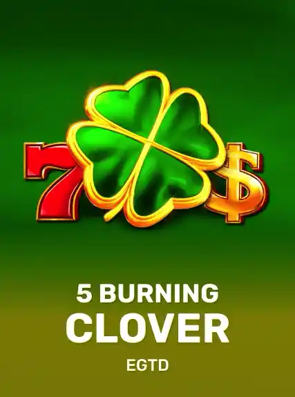 5 Burning Clover game tile