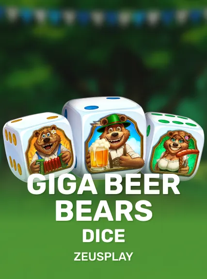 Giga Beer Bears Dice game tile