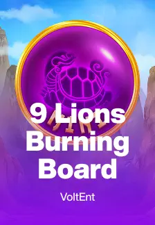 9 Lions Burning Board