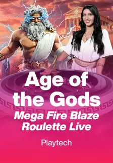 Mega Fire Blaze Age of the Gods Roulette Live