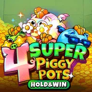 4 SUPER PIGGYPOTS: HOLD&WIN game tile