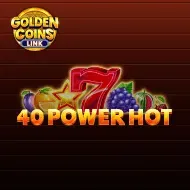 40 Power Hot Golden Coins Link game tile