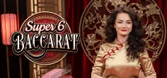 Super 6 Baccarat game tile