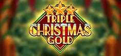 Triple Christmas Gold game tile