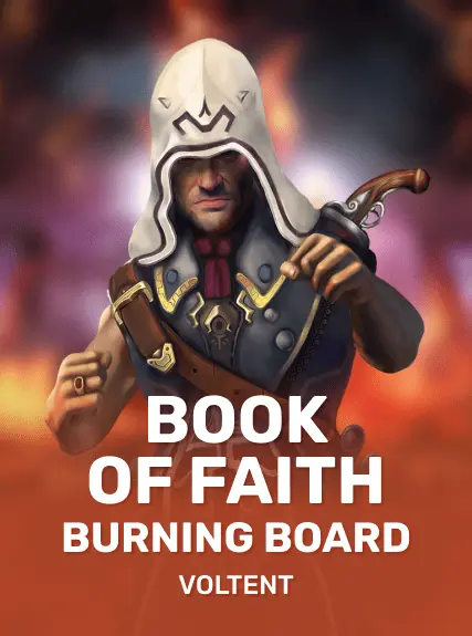 Book of Faith Burning Board game tile