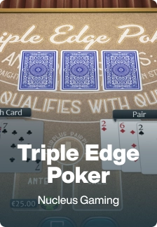 Triple Edge Poker (Three Card Poker)