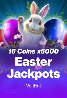 16 Coins x5000 Easter Jackpots