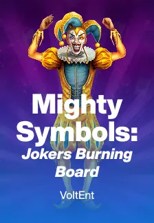 Mighty Symbols: Jokers Burning Board