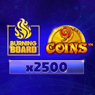 9 Coins Burning Board game tile