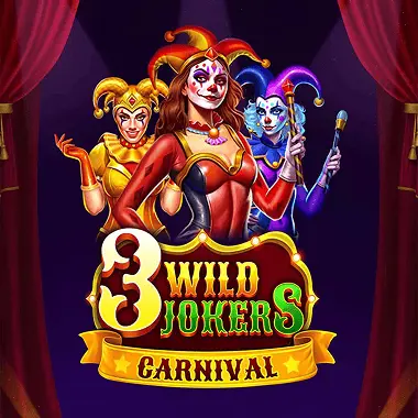 3 Wild Jokers Carnival game tile