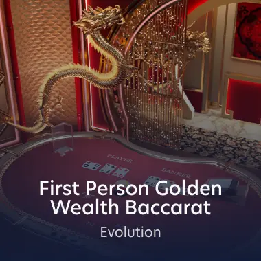 First Person Golden Wealth Baccarat game tile