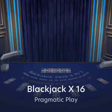 Blackjack X 16 - Azure game tile