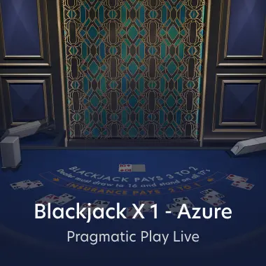 Blackjack X 1 - Azure game tile