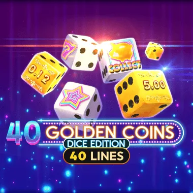 40 Golden Coins Dice Edition game tile