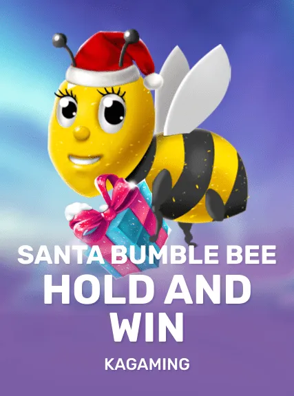 Santa Bumble Bee Hold and Win game tile
