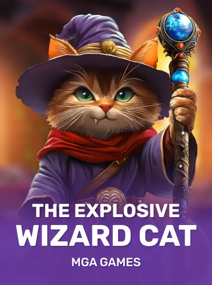 The Explosive Wizard Cat game tile