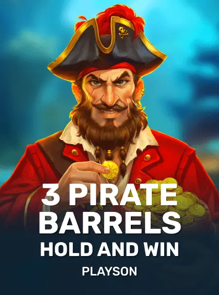 3 Pirate Barrels: Hold and Win game tile