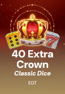 40 Extra Crown Classic Dice