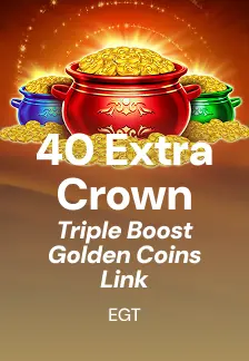 40 Extra Crown Triple Boost Golden Coins Link