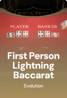 First Person Lightning Baccarat