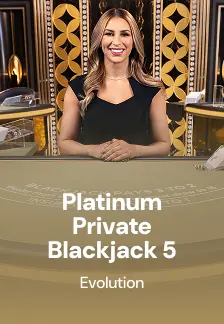 Platinum Private Blackjack 5 game tile