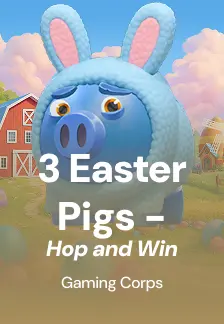 3 Easter Pigs - Hop and Win