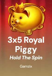 3x5 Royal Piggy: Hold The Spin