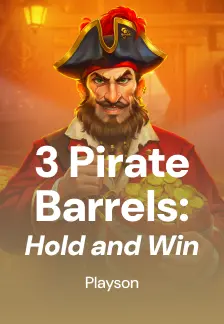 3 Pirate Barrels: Hold and Win