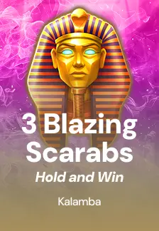 3 Blazing Scarabs Hold and Win