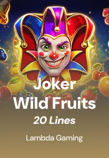 Joker Wild Fruits: 20 Lines