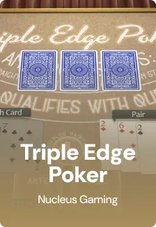 Triple Edge Poker (Three Card Poker)