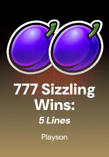 777 Sizzling Wins: 5 lines