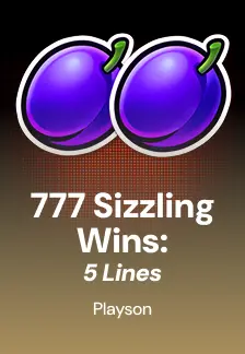 777 Sizzling Wins: 5 lines