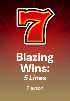 Blazing Wins: 5 lines