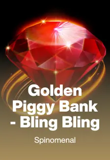 Golden Piggy Bank - Bling Bling