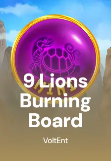 9 Lions Burning Board