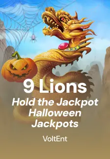 9 Lions Hold the Jackpot Halloween Jackpots
