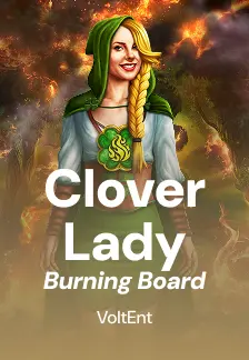 Clover Lady Burning Board