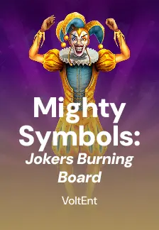 Mighty Symbols: Jokers Burning Board