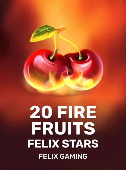20 Fire Fruits Felix Stars game tile