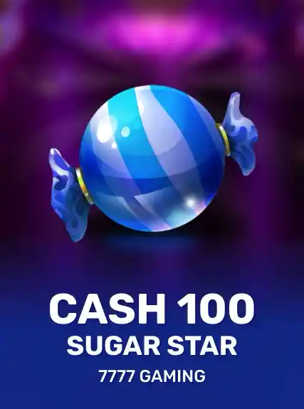 Cash 100 Sugar Star game tile
