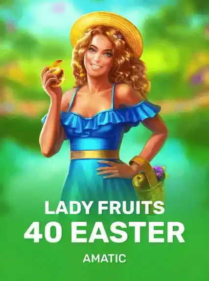 Lady Fruits 40 Easter game tile