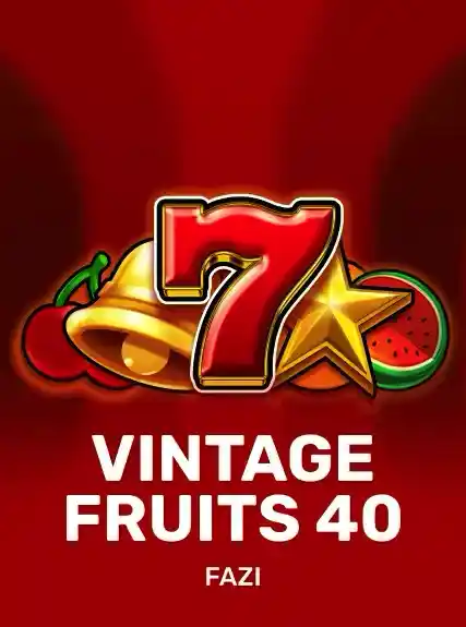 Vintage Fruits 40 game tile
