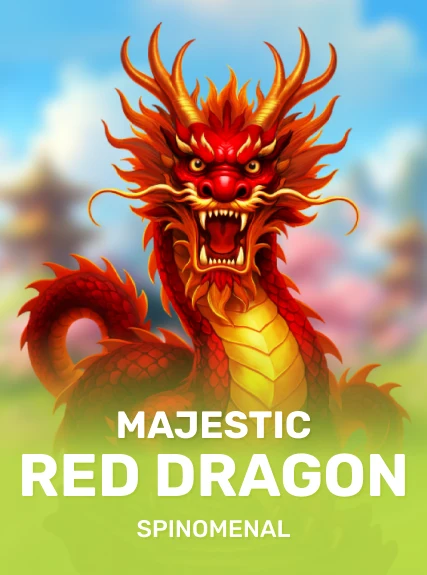 Majestic Red Dragon game tile